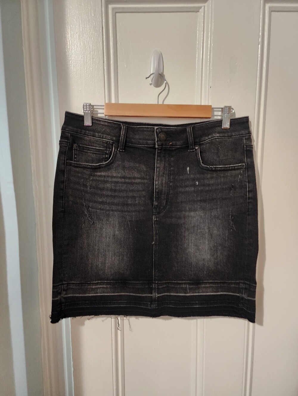 AE Denim Skirt Black